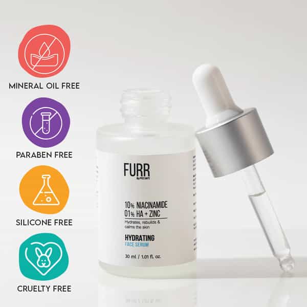 Furr By Pee Safe Hydrating Face Serum With Zinc - 30 Ml