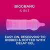Nottyboy 4-In-1 Condoms - Climax Delay Ribbed Dotted Contoured Condoms 10