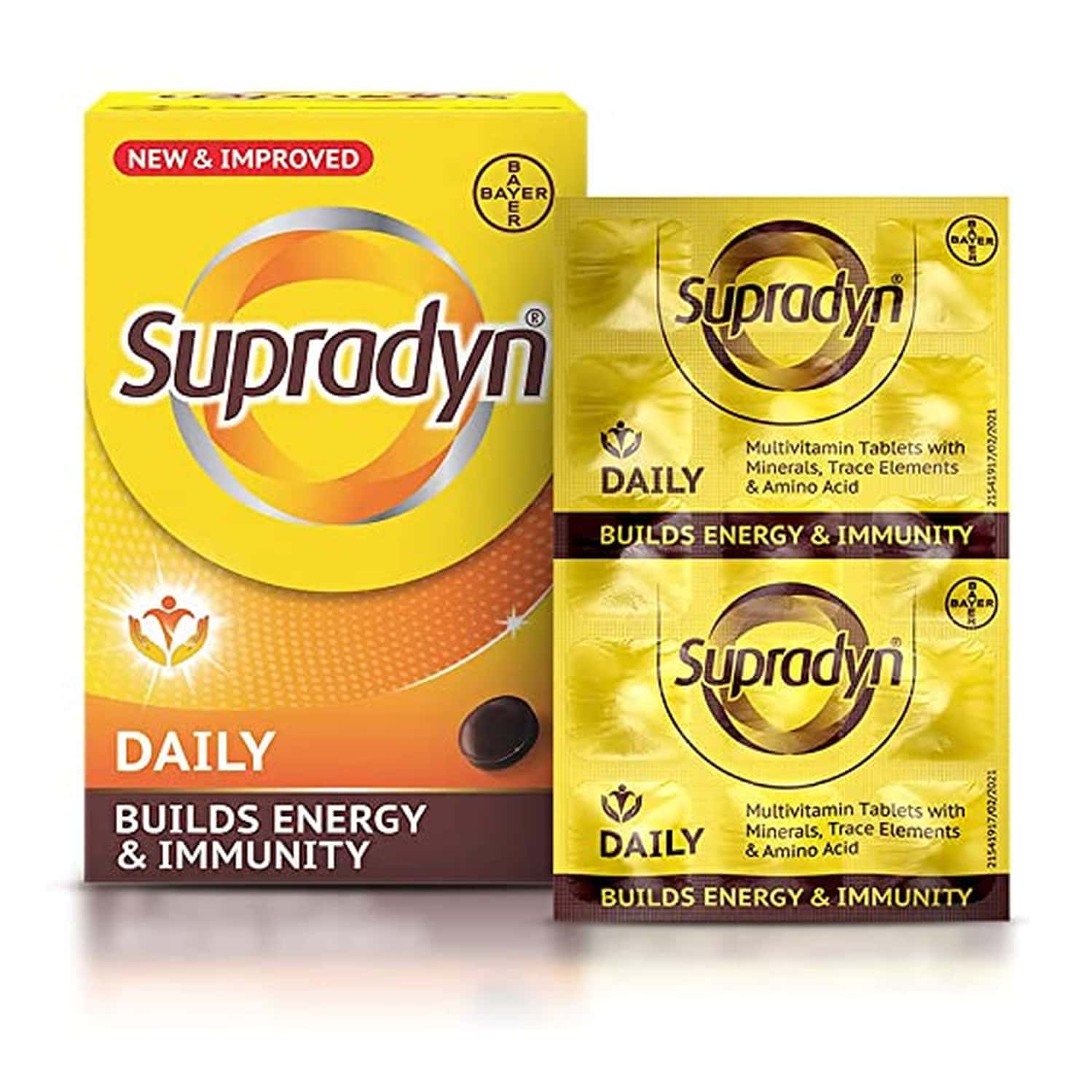 Supradyn Daily Multivitamin Tablets (150 Tablets) For Men & Women