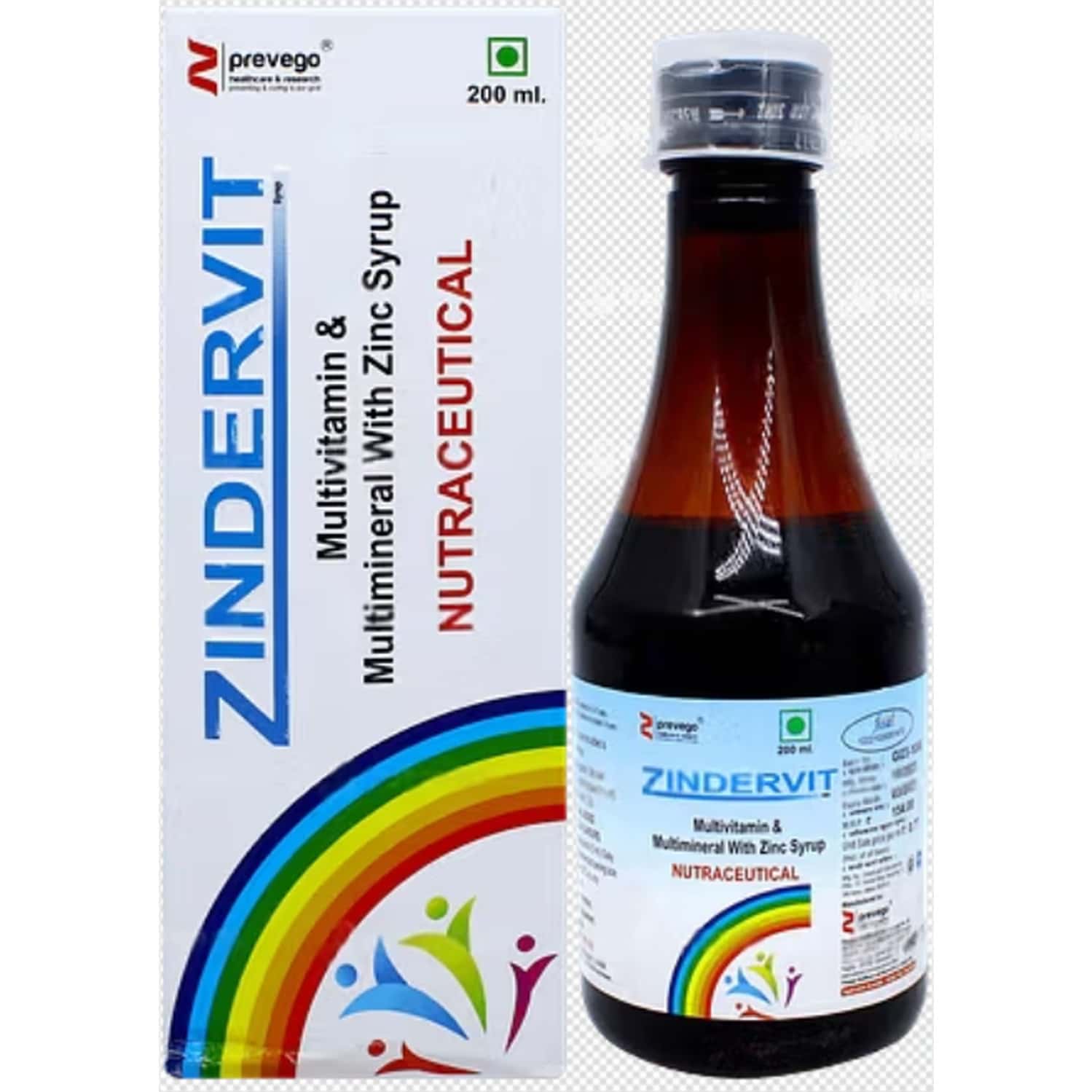 Prevego Zindervit Syrup(100 Ml)