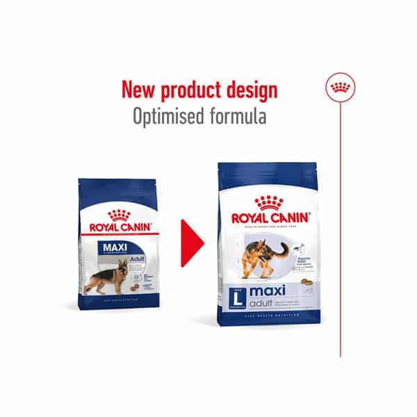 Royal Canin Maxi Adult Dog Food | 2.5 Kg | Dry Food | Supports Digestive Health & Optimal Health
