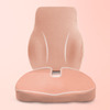 Betterhood Peach Memory Foam Back Support And Coccyx Seat Cushion Combo For Chair
