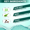 Nature Sure Aloe Vera Mouthwash With Neem And Clove For Oral Health - 2 Packs (150Ml Each)