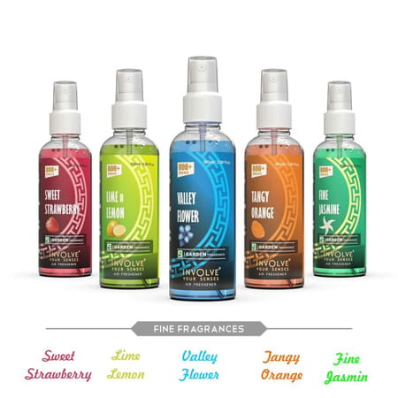 Involve Garden Fragrances - Fine Jasmine Floral Air Freshener For Car | Room & Office Cabin - Inat01