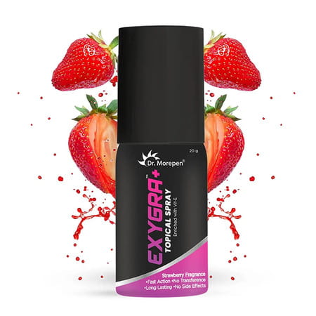 Dr. Morepen Exygra+ Dealy Spray For Men (Pack Of 10) Black