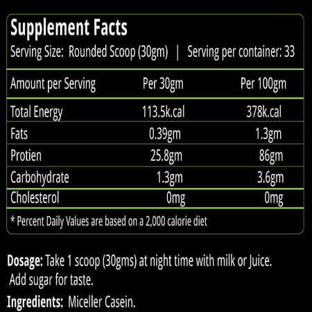 Natures Velvet Casein Protein | Vegetarian And Natural | 1000 Gms