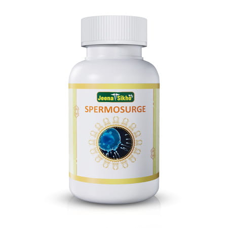 Jeena Sikho Spermosurge/Mens Health | Herbal Men Wellness Supplement | 60 Capsules