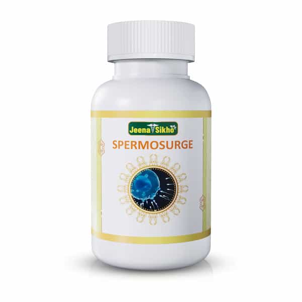 Jeena Sikho Spermosurge/Mens Health | Herbal Men Wellness Supplement | 60 Capsules