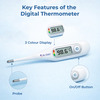 Dr Odin Odt201bt Digital Thermometer For Fever| Mobile App Supported 3-Colour Fever Indicator