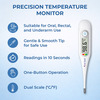 Dr Odin Odt201bt Digital Thermometer For Fever| Mobile App Supported 3-Colour Fever Indicator