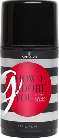 Sensuva G How I Adore You G-spot Stimulant Cream Bottle Of 50 Ml