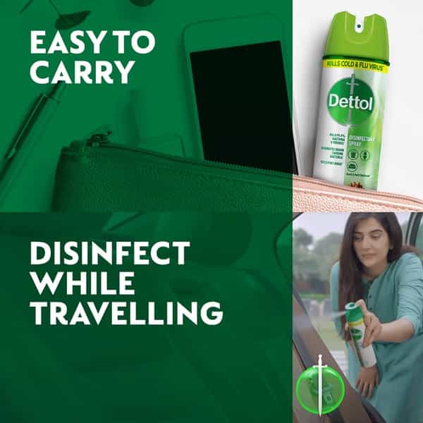 Dettol Disinfectant Sanitizer Spray Bottle Original Pine 225Ml