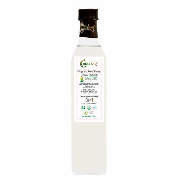 Nutriorg Certified Organic Rose Water 250 Ml