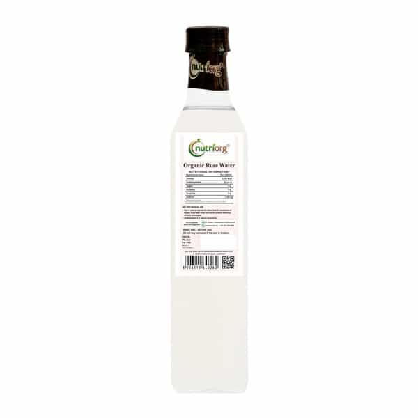 Nutriorg Certified Organic Rose Water 250 Ml