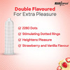 Manforce Cocktail Strawberry & Vanilla Flavoured Condoms(Set Of 3 30 Pcs)