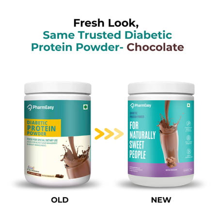 Pharmeasy Diabetic Protein Powder Chocolate Flavour 400g