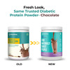 Pharmeasy Diabetic Protein Powder - Dutch Chocolate - Jar | 400 Gm (5 Gm Protein/Serving)