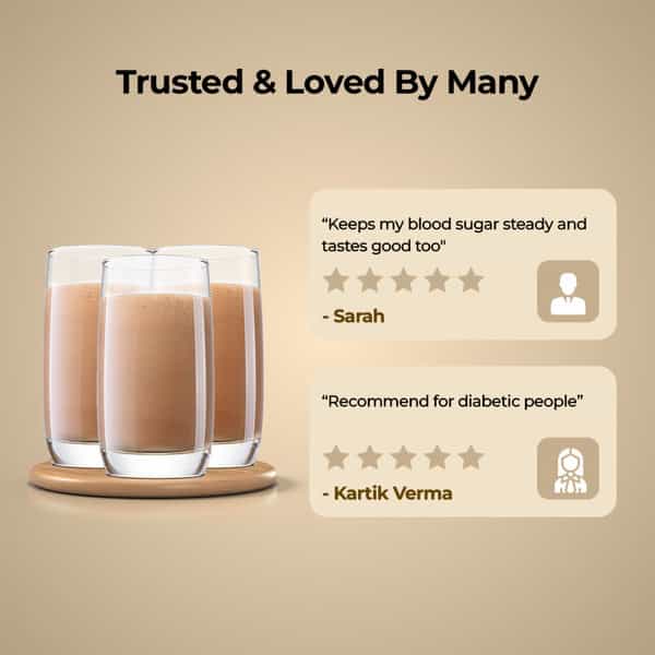 Pharmeasy Diabetic Protein Powder - Dutch Chocolate - Jar | 400 Gm (5 Gm Protein/Serving)
