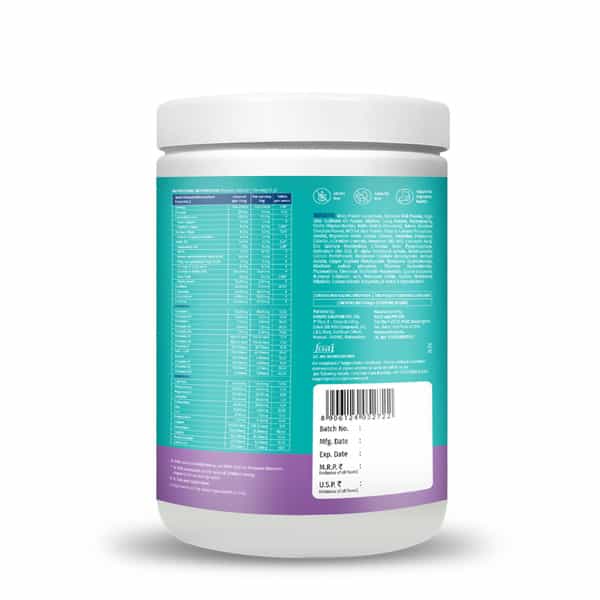 Pharmeasy Diabetic Protein Powder - Dutch Chocolate - Jar | 400 Gm (5 Gm Protein/Serving)