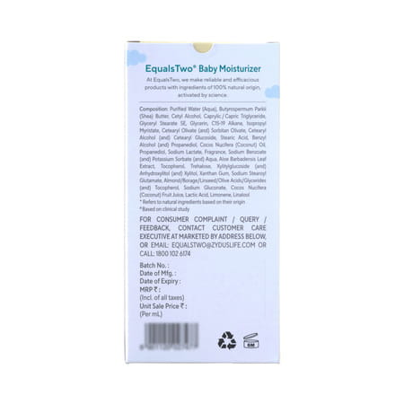 Equalstwo Baby Moisturizer 200 Ml