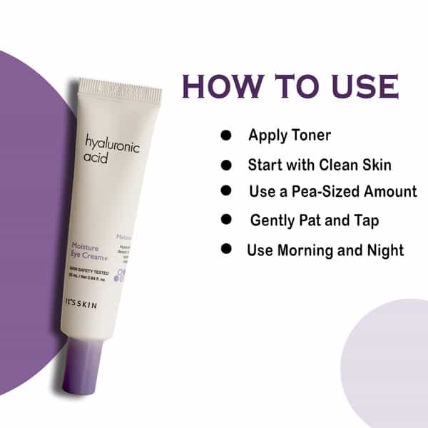 It's Skin Hyaluronic Acid Moisture Eye Cream - Moisturizing & Anti - Wrinkle - 25Ml