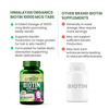 Vlado's Himalayan Organics Biotin 10000Mcg For Hair Growth- 120 Tablets