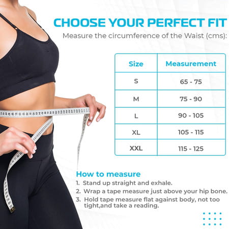 Vissco Lumbo Sacral Corset With Silicone Pressure For Optimum Compression - Medium (Grey)