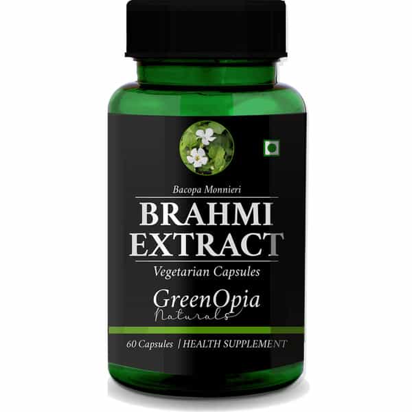 Greenopia Brahmi 60 Vegetarian Capsules