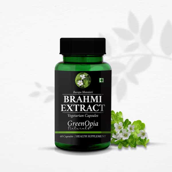 Greenopia Brahmi 60 Vegetarian Capsules