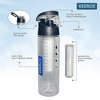 Keeros Fruit & Tea Infuser Detox Non-Toxic Water Bottle For Office | Gym | 800ml