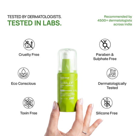 Yuderma Sebalex Acne Creamish Sebum Regulator Gel | 40 Ml