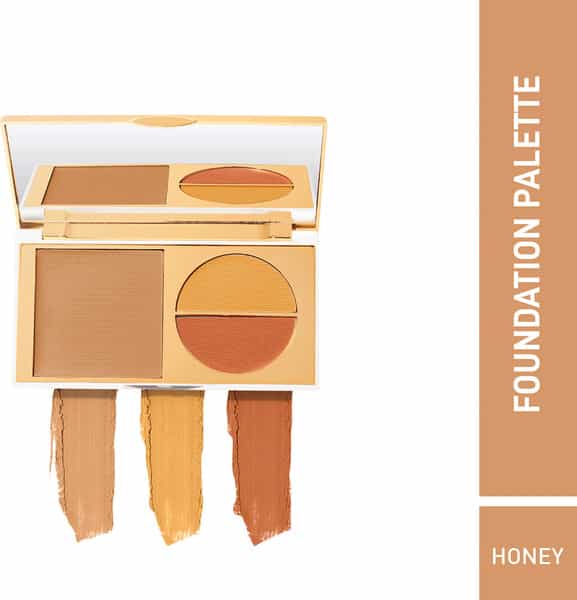 Myglamm Total Makeover Ff Cream Foundation Palette-Honey