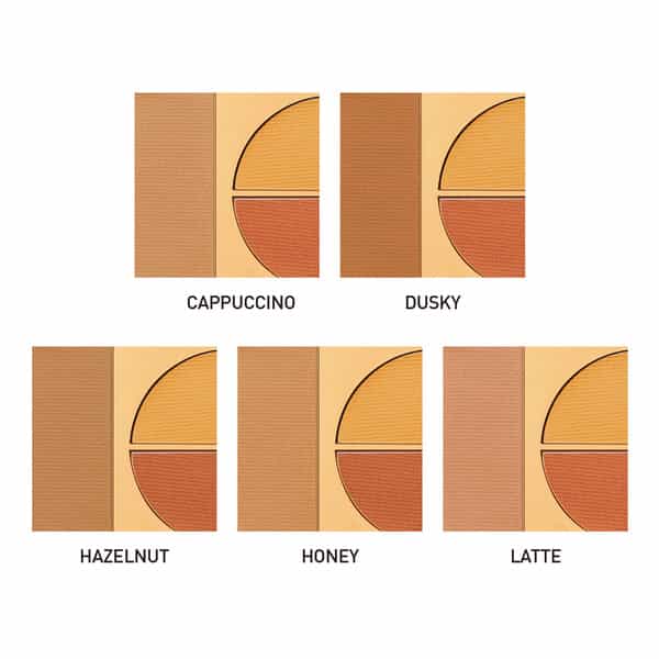 Myglamm Total Makeover Ff Cream Foundation Palette-Honey