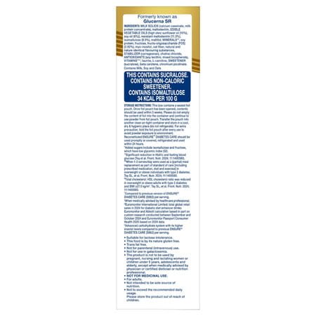 Ensure Diabetes Care Nutrition Drink Vanilla Flavour Box 375 Gm
