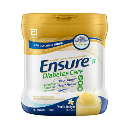 Ensure Diabetes Care Specialized Nutrition Drink Vanilla Flavour Box 375 Gm