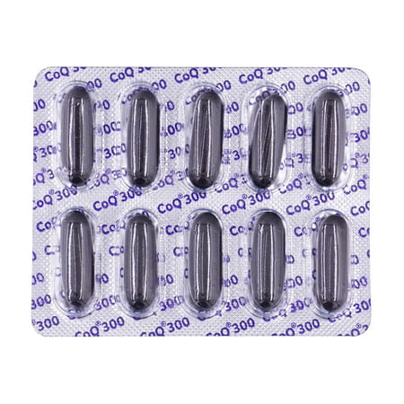 Coq 300Mg Strip Of 10 Softgel Capsules