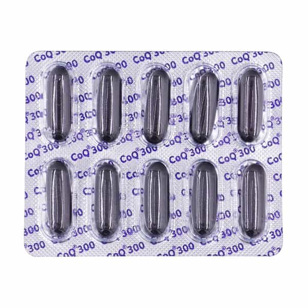 Coq 300Mg Strip Of 10 Softgel Capsules