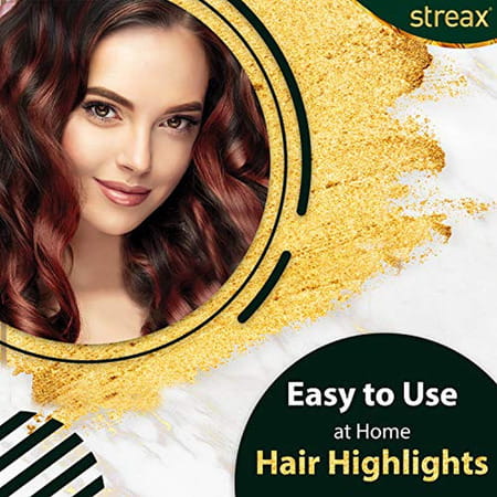 Streax Ultralights Highlighting Kit-Coffee Collection-Hazel Brown 120ml (Pack Of 8) Hazel Brown
