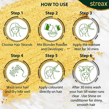 Streax Ultralights Highlighting Kit-Coffee Collection-Hazel Brown 120ml (Pack Of 8) Hazel Brown