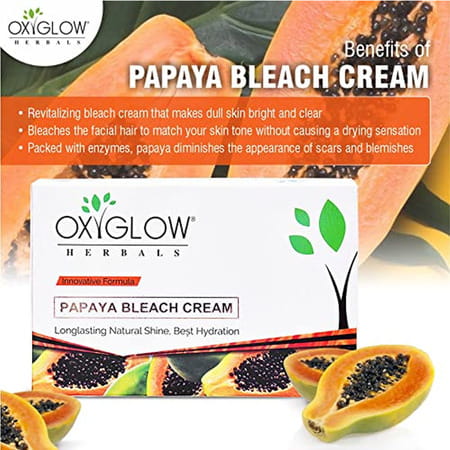 Oxyglow Herbals Bleach Cream Papaya 300 Gram