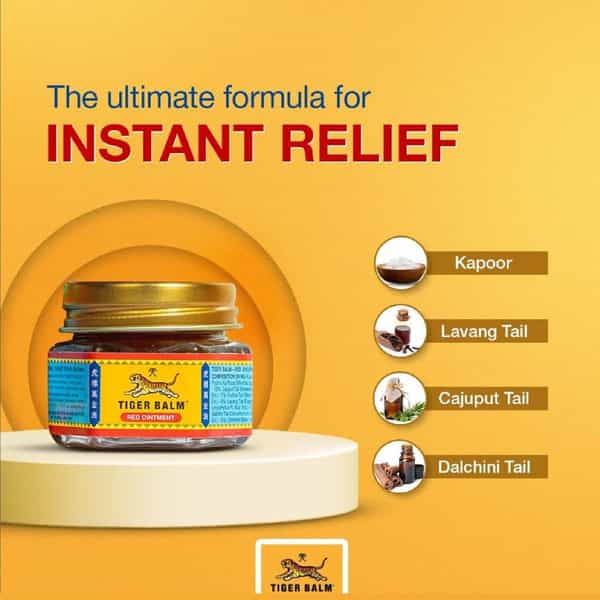 Tiger Balm Red Pain Relief Ointment | 9Ml (Set Of 2)