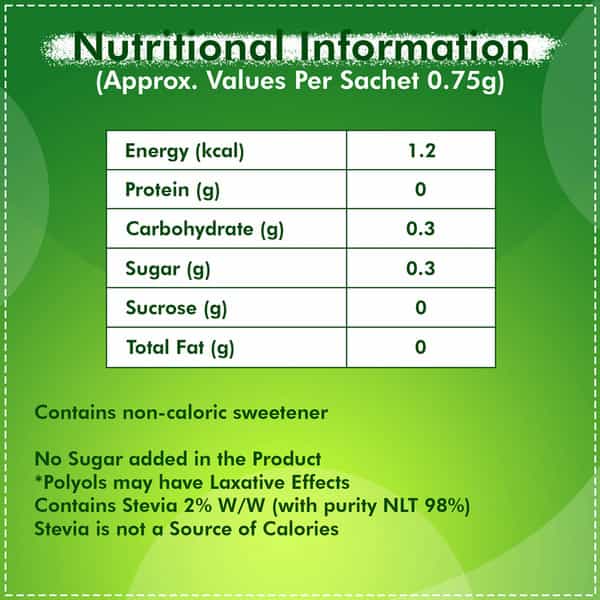 Equal Stevia Natural Sweetener Sugar Free 100 Sachet Pack Of 3