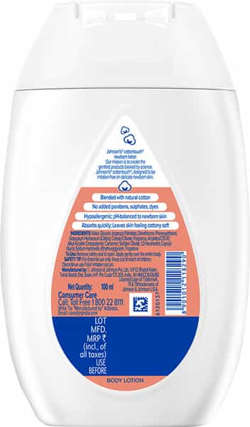Johnson's Baby Cottontouch Newborn Lotion - 100Ml
