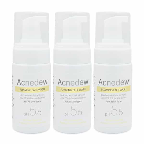 Acnedew Antiacne & Antipimple Foaming Face Wash 100 Ml | Salicylic Acid (Pack Of 3)