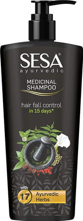 Sesa Ayurvedic Medicinal Shampoo Hair Fall Control Bhringraj No Parabens - 500 Ml