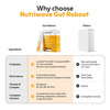 Nutriwave Gut Reboot Sachets For Gut Health & Digestion | Orange Flavour | 15 X 2.5G Powder Sachets