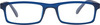 Klar Eye Rectangle Full Rim Reading Glasses Men And Women +0.75 To +3.50+1.25 Power Matte Blue