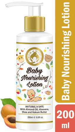 Mom & World Baby Care Combo -Diaper Rash Cream + Baby Wash+ Nourishing Lotion + Nourishing Oil
