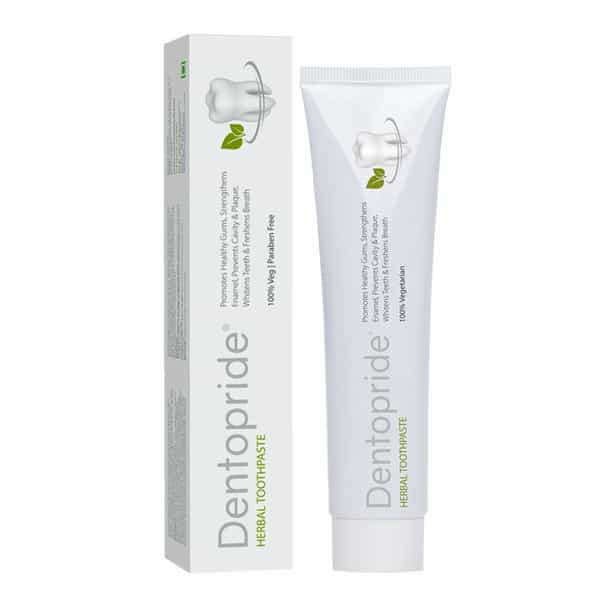 Dentopride Herbal Toothpaste | With Clove & Babool | Complete Oral Care | (100 Gm Pack Of 4)