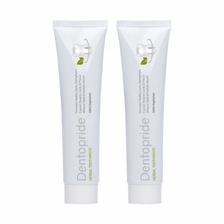 Dentopride Herbal Toothpaste | With Clove & Babool | Complete Oral Care | (100 Gm Pack Of 4)